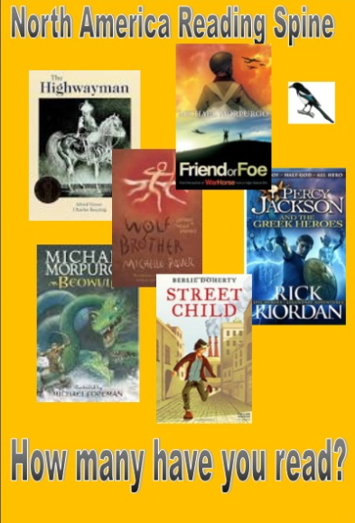 The Highwayman, Friend or Foe, Wolf Brother, Percy Jackson & the Greek Heroes, Beowulf